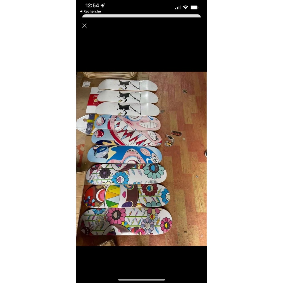 Papan Skateboarding BAPE APE Ukuran 31x8 Inch Gaya Jepang Untuk Dekorasi Toko