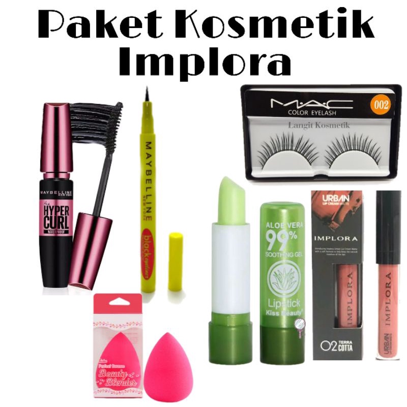 Paket Make Up Lengkap - Paket Make Up Murah - Paket Kosmetik Maybelline Lengkap - Paket Kosmetik Mur