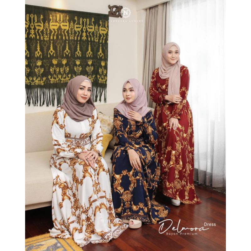 Delmora Dress by Nadheera Luxury