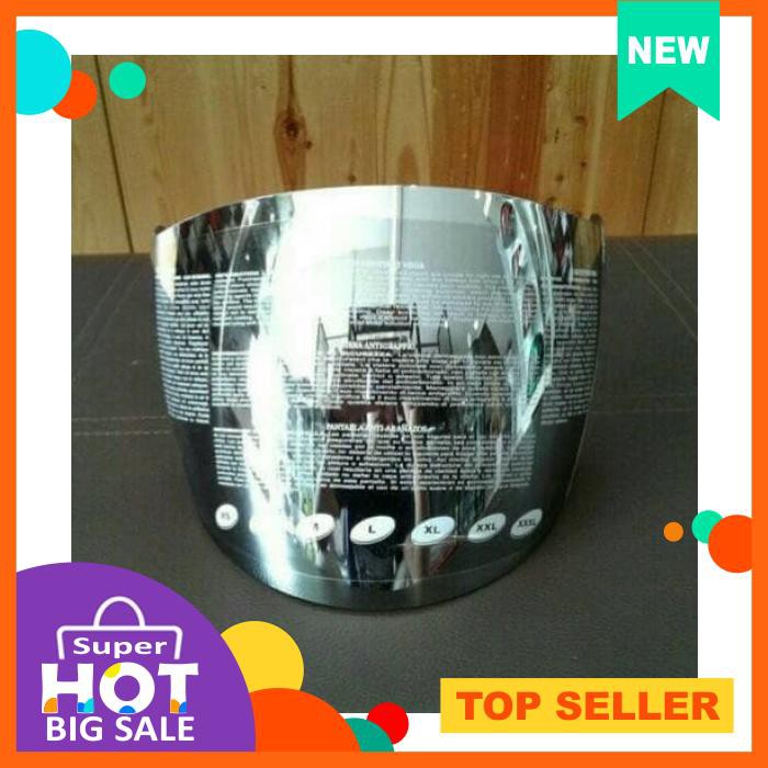 Visor Iridium Silver Zeus 610 Kaca Silver Zeus 610 Helm Zeus610 Mirror