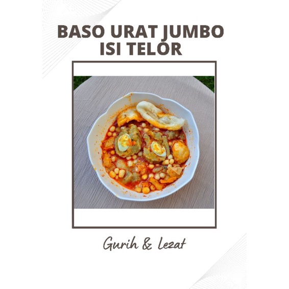 

Bakso Urat isi Telor jumbo extra pedas asli garut - Termurah