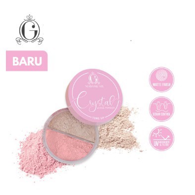 ⭐️ Beauty Expert ⭐️ Madame Gie Crystal Loose Powder - MakeUp Bedak Tabur