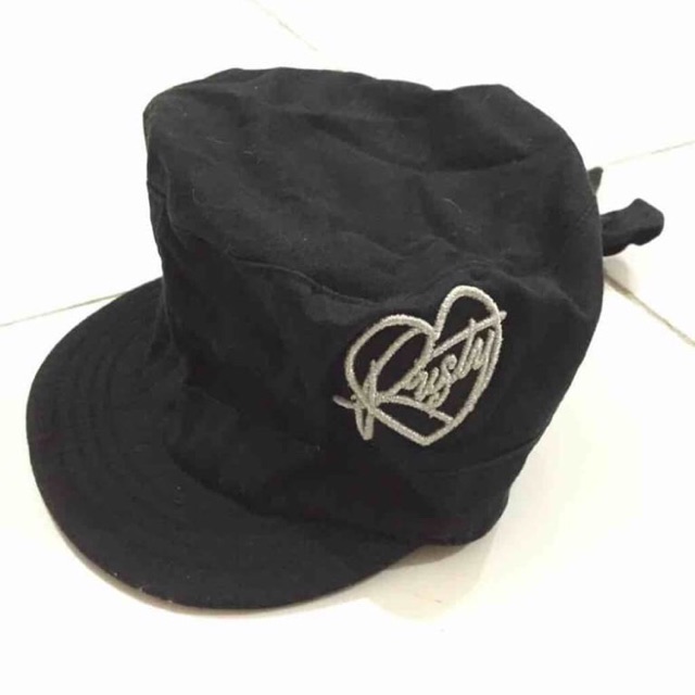 (PLG) Topi rusty original counter hitam