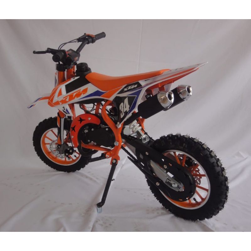 MOTOR MEDIUM TRAIL XTM 50CC NEW  DOUBLE KNALPOT(2 SLINCER)~MOTOR CROSS TRAIL 50CC