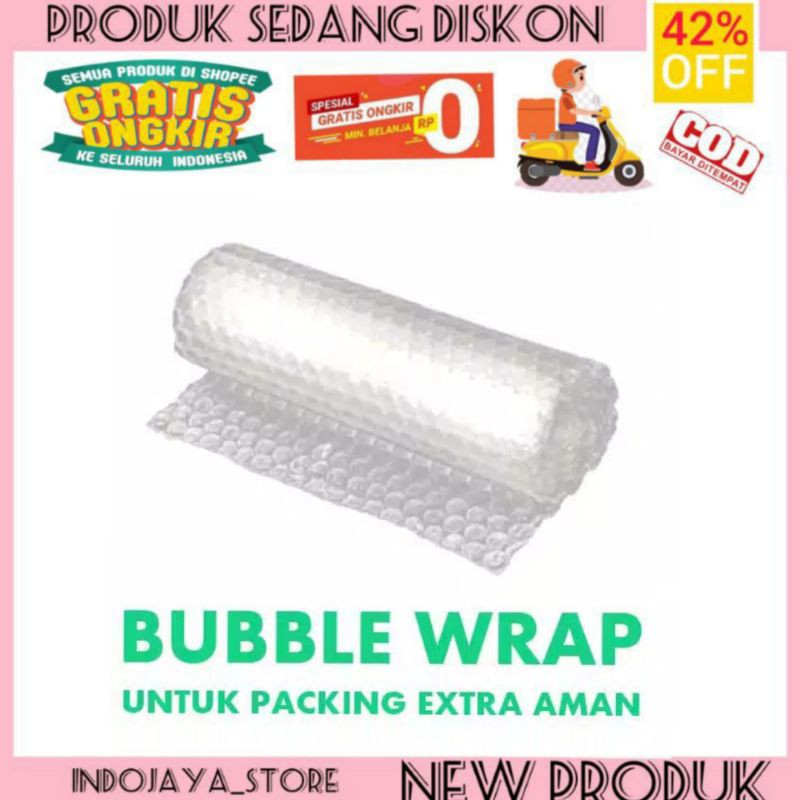 

Bubble Warp Tambahan untuk Lebih Safety Barang Anda dalam pengiriman