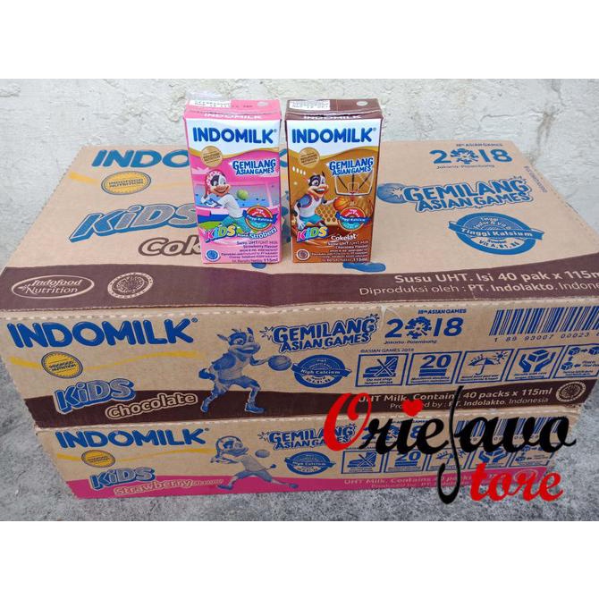 

BISA BAYAR DITEMPAT Susu Indomilk Kids 115 ml - 1 Dus Isi 40 Pcs - Strawberi