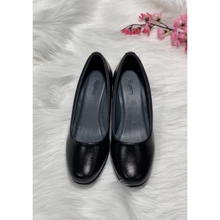 Image of sepatu pantofel wanita raspberry korea