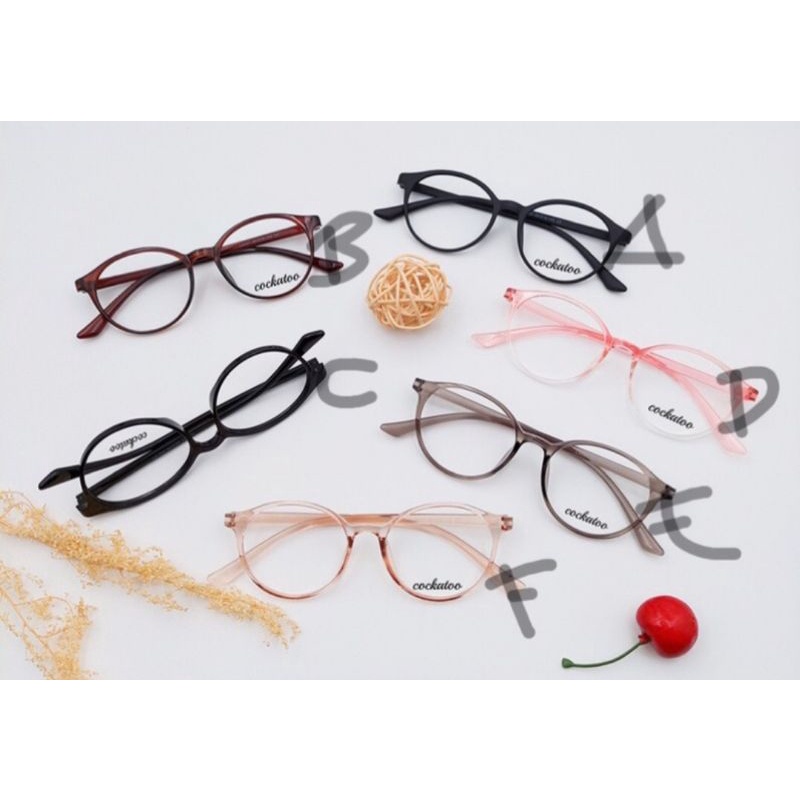 FRAME KACAMATA OPTIK PLASTIK OVAL PRIA WANITA