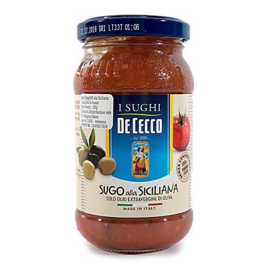 

saus sugo alla siciliana i sughi de cecco 400