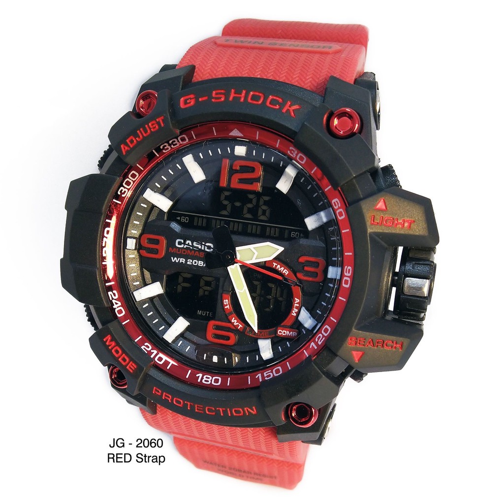 COD JAM TANGAN PRIA SPORT SHOCK DUALTIME TYPE JG - 2060