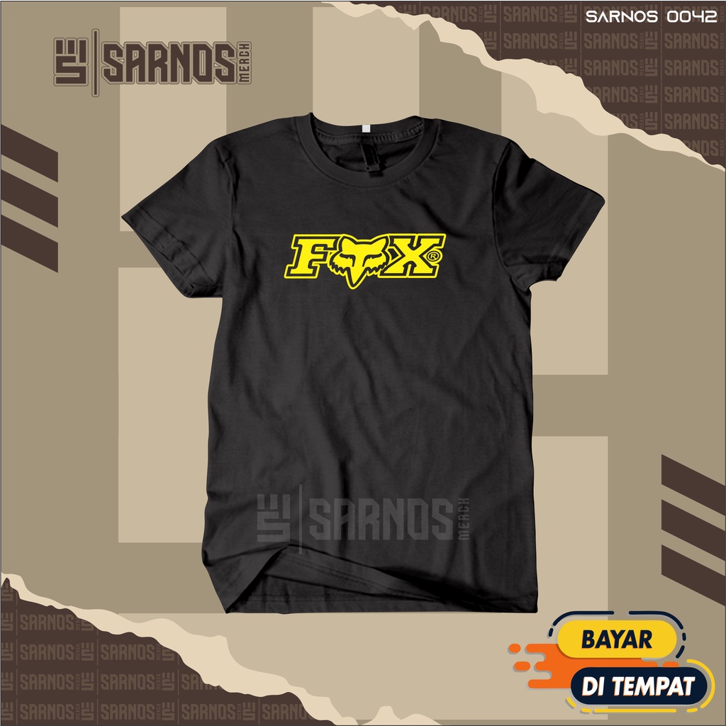 Kaos Baju Fox Logo -sarnosmerch