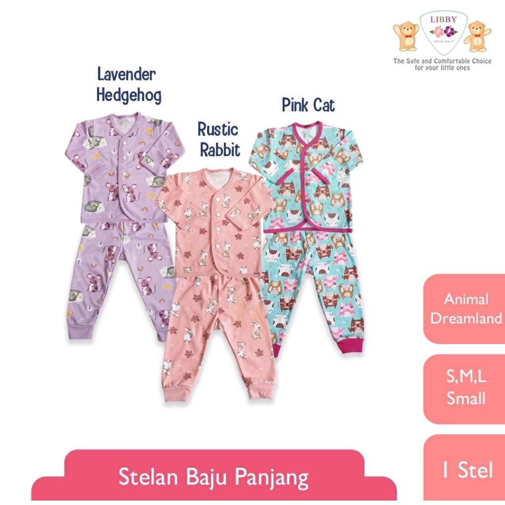 LIBBY SETELAN MOTIF ANIMAL DREAMLAND / SETELAN BAYI