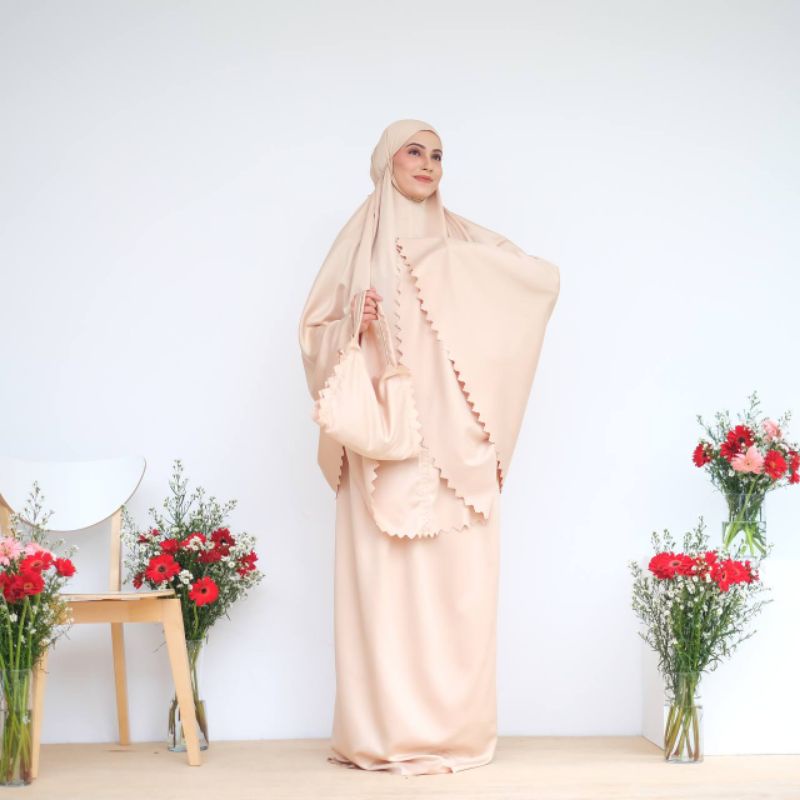 Mukena prayer set silky / mukena dewasa