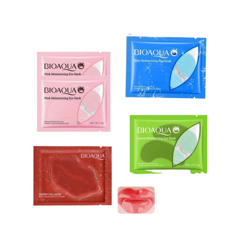 BIOAQUA eye mask Moisturizing masker mata 7.5g / masker bibir lip mask  - ORIGINAL BPOM