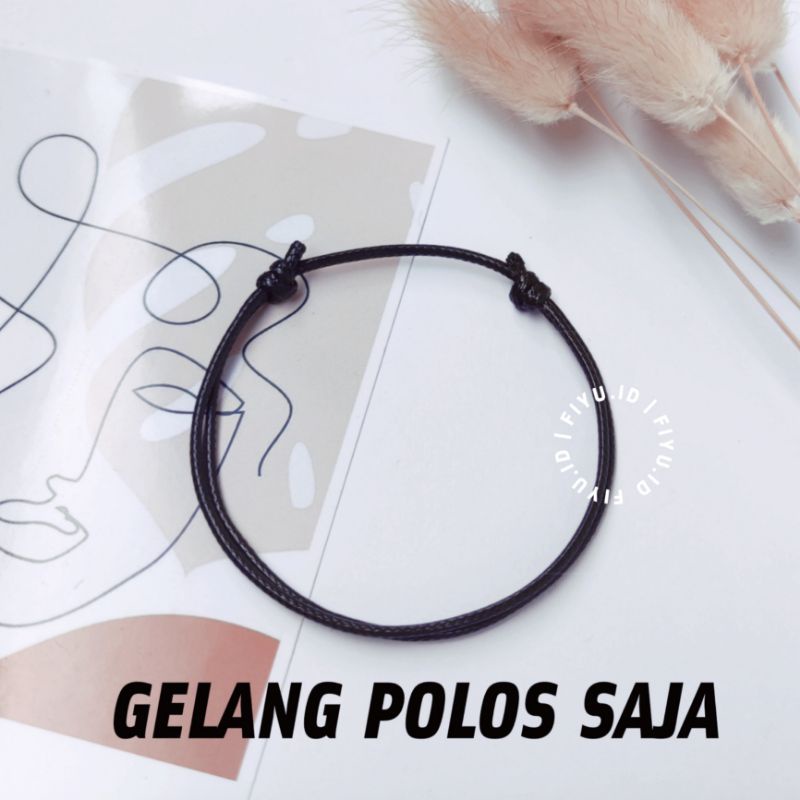 GELANG INISIAL HURUF PUZZLE / GELANG TALI INISIAL HURUF ALPHABET ( HARGA UNTUK 1 GELANG )