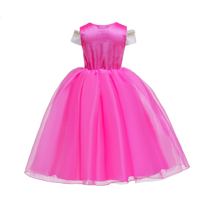 [MAMASILO] Kostum Princess Aurora Pink Dress Anak Princess Aurora import