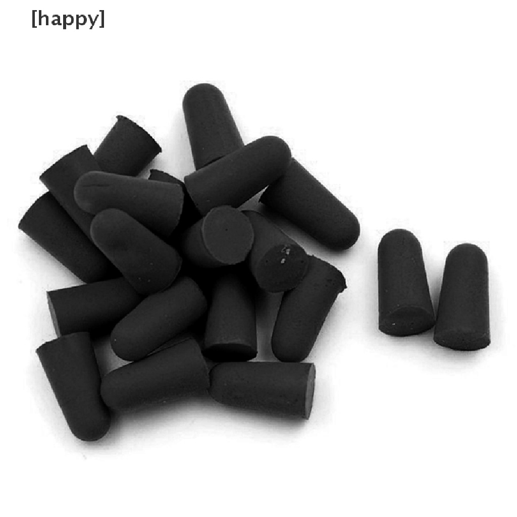 Ha 20pcs Ear Plug Spons Busa Nyaman Anti Bising Untuk Belajar Tidur