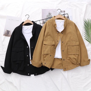 COD ⭐️ OUTFIT TERMURAH SELLY JACKET PARKA KANVAS TEBAL PREMIUM BIG POCKET FIT L ⭐️⭐️ OUTERWEAR JAKET REMAJA WANITA KOREAN STYLE TERLARIS