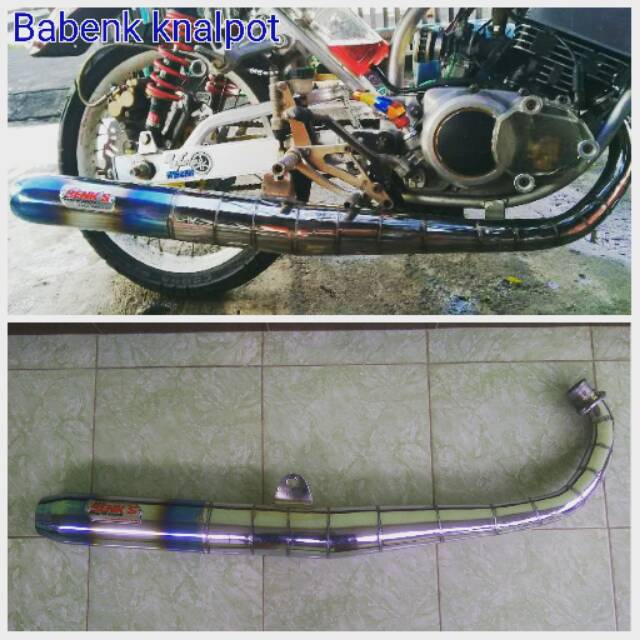 knalpot yamaha rx king rx k rx s standar racing pelangi