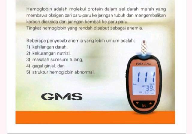 Strip 3 in 1 Fora 6 Plus ( Gula Darah , Hematokrit , Hemoglobin ) Box isi 25 Strip