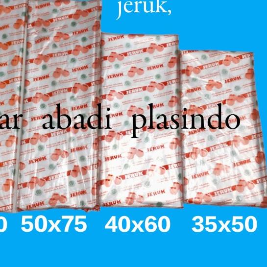 ℮ kantong plastik PE bening uk 35x50 - 40x60 - 50x75 - 60x100,plastik PE - PE-50x75 ✵