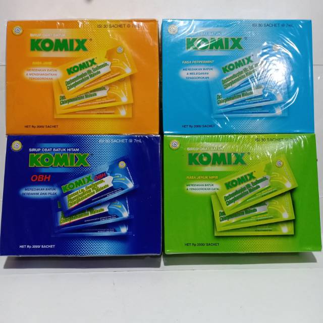 Obat batuk Komix per box
