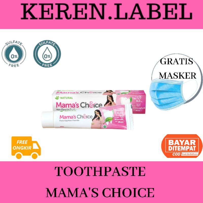 NATURAL TOOTHPASTE MAMA'S CHOICE/PASTA GIGI MAMA'S CHOICE