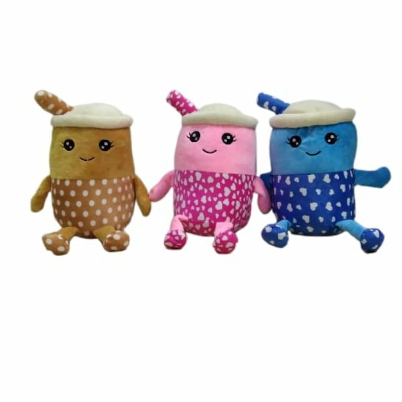 Boneka Boba kaki tangan LED dan rainbow super halus LED