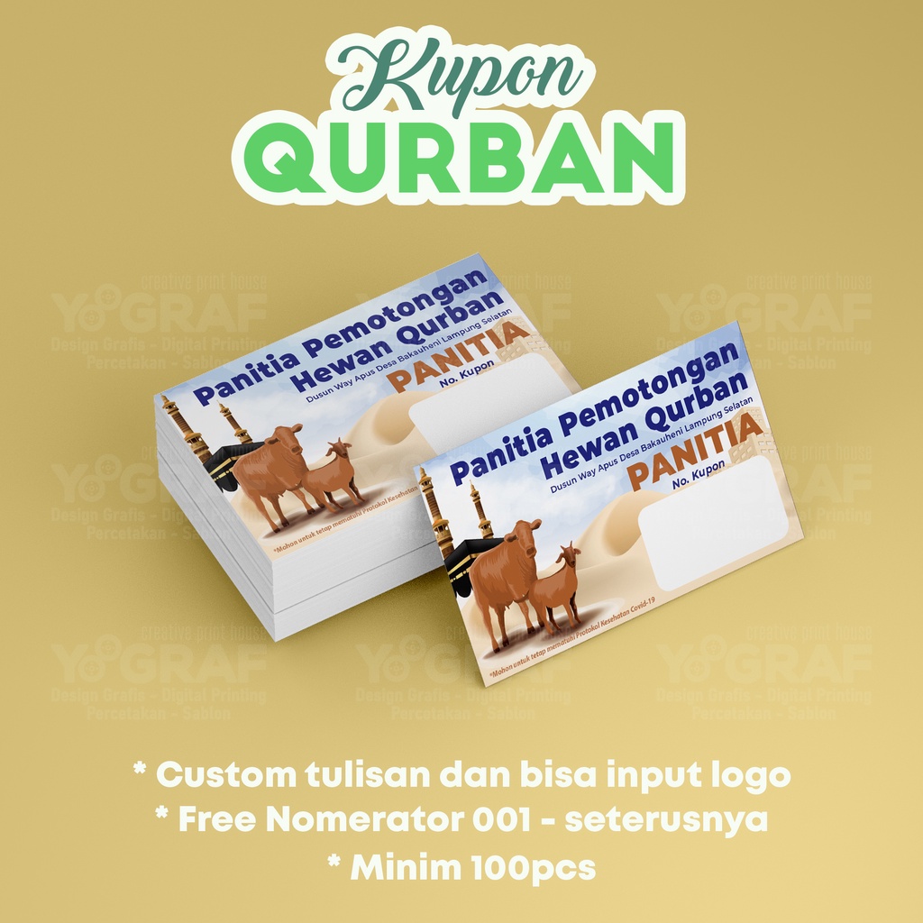 Kupon Kurban Custom