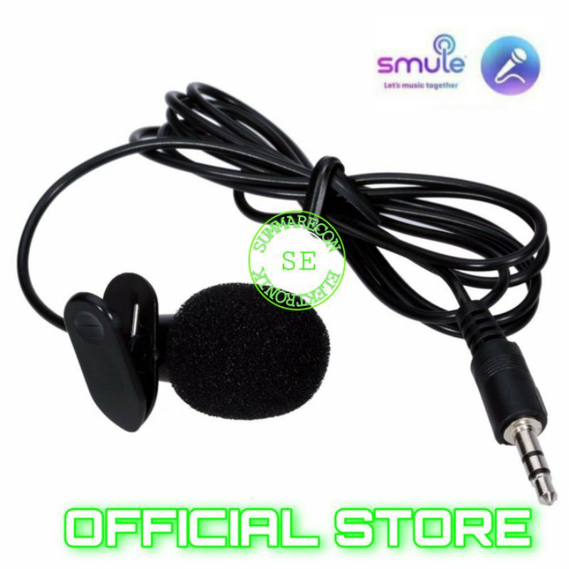 Mic clip on 3.5 mm smule youtuber