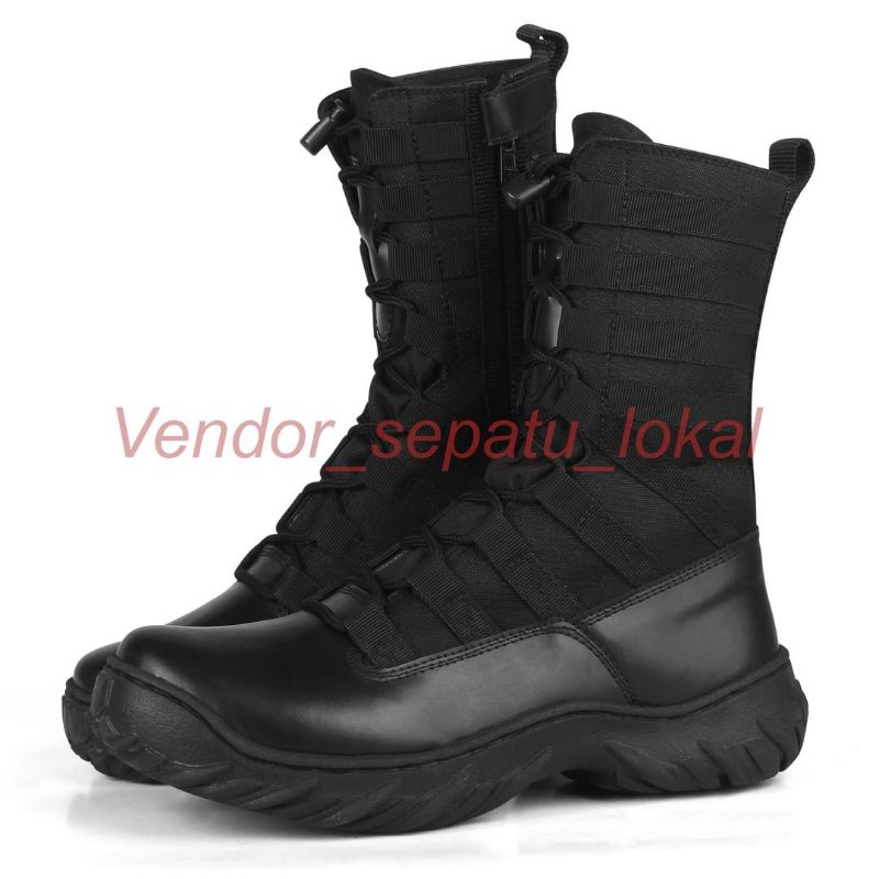 cod sepatu pdl ninja 10 inci kulit asli