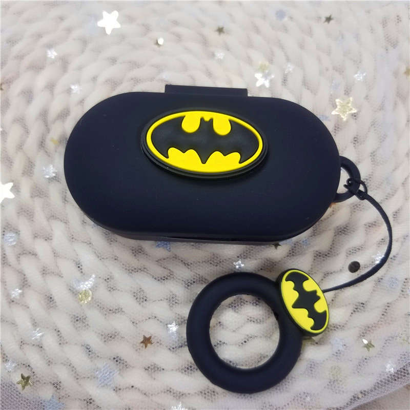 QCY T3 TWS Wireless Bluetooth Protective Silicone Case Cute Cartoon Soft Cover with Key Ring