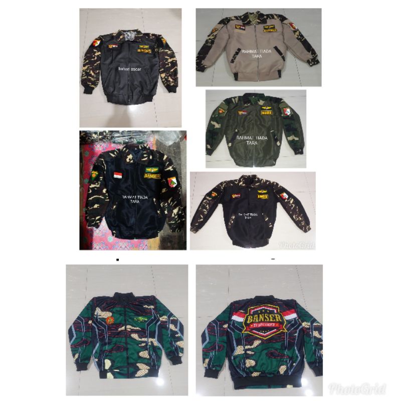 JAKET BOOMBER BANSER KOMBINASI