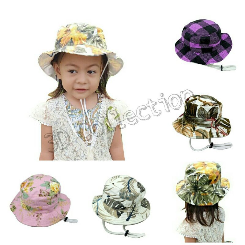 Topi Jungle Bertali Topi Safari Anak Topi Bucket Anak