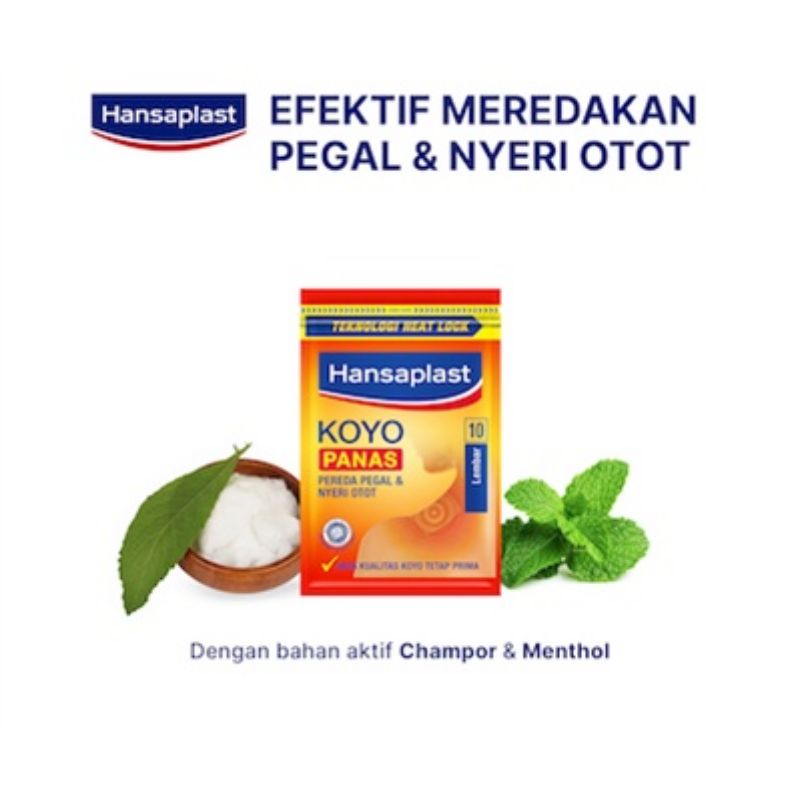 HANSAPLAST Koyo Panas Hangat Resealable 10 Strip