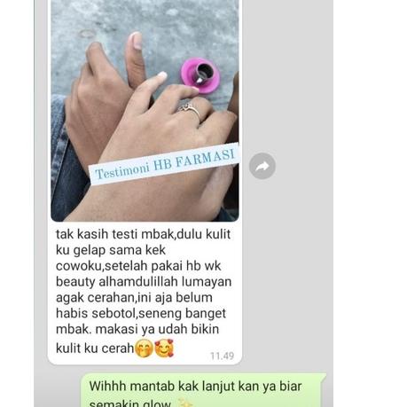 BISA COD ✔️HB FARMA - HB PEMUTIH - PEMUTIH CEPAT - HANDBODY PEMUTIH CEPAT PUTIH|KD5