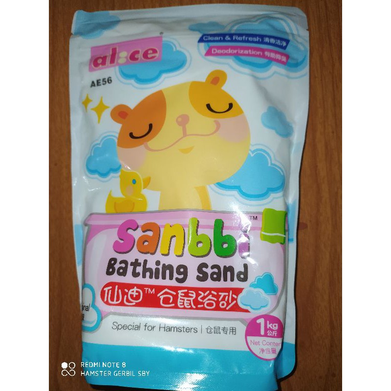 Pasir wangi hamster sanbi Alice 500gr