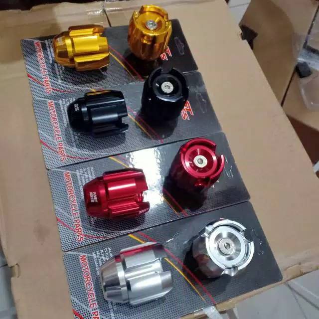 Jalu As Roda Cocok Buat Roda Depan &amp; Roda Belakang Bahan Full Cnc Universal Semua Motor