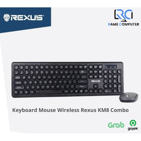 Combo Keyboard Mouse Wireless Rexus KM8 Combo Keyboard + Mouse