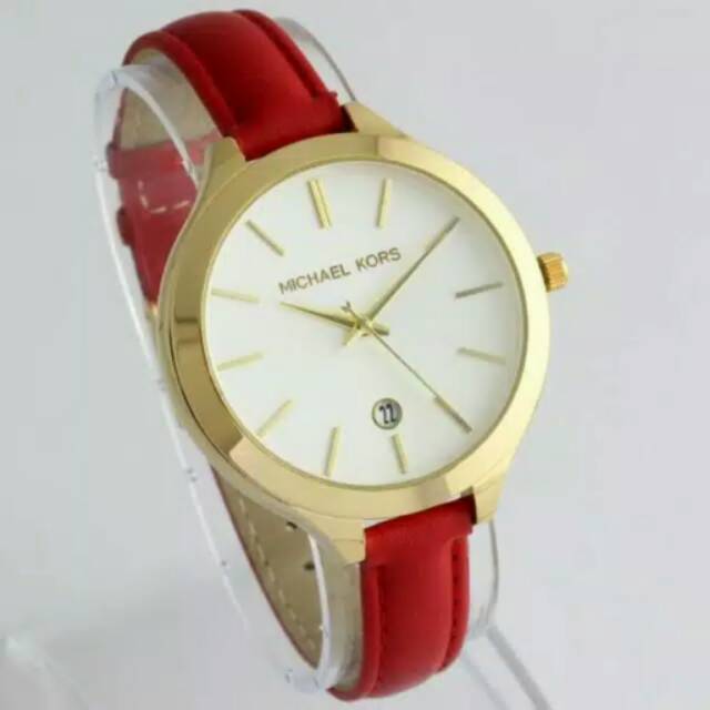 Jam tangan wanita MK tali kulit
