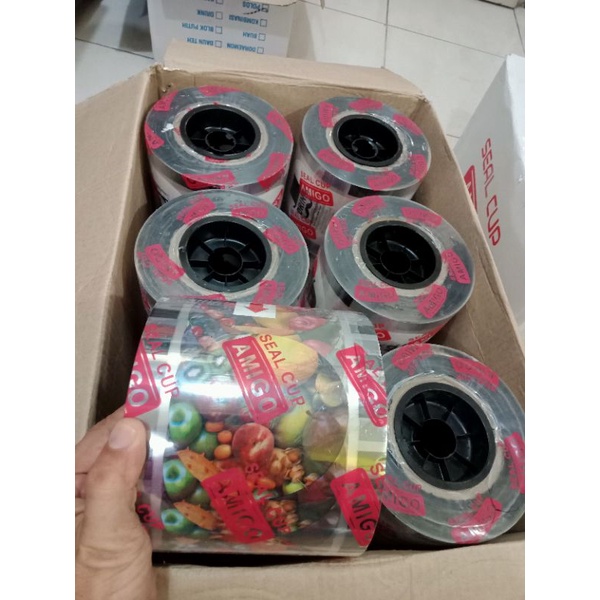 Plastik Lid Cup sealer jumbo isi 2.000 lembar