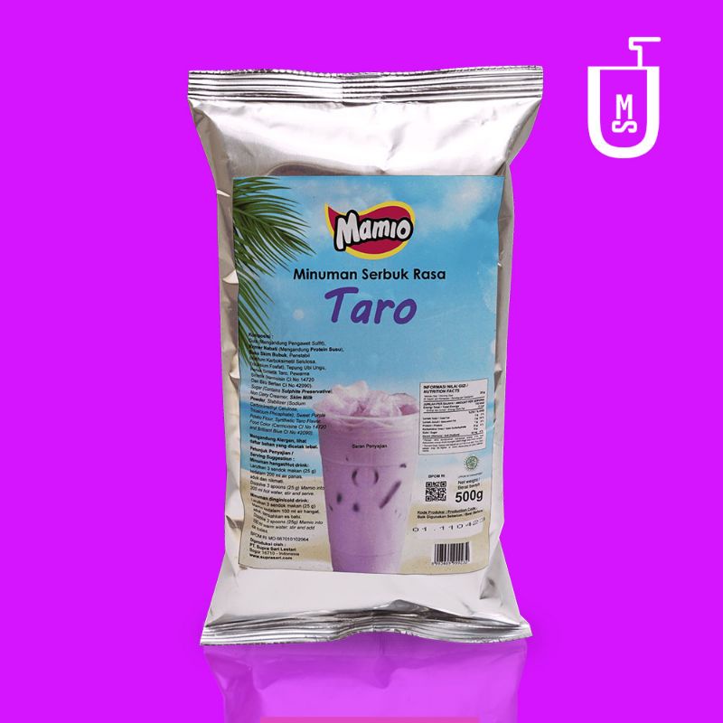 

Minuman Serbuk Taro Kemasan 500