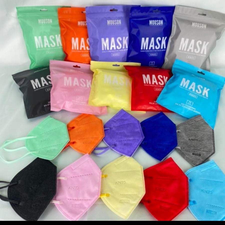 Masker KN 95 MOUSON PRO 5D Isi 10 6PLY