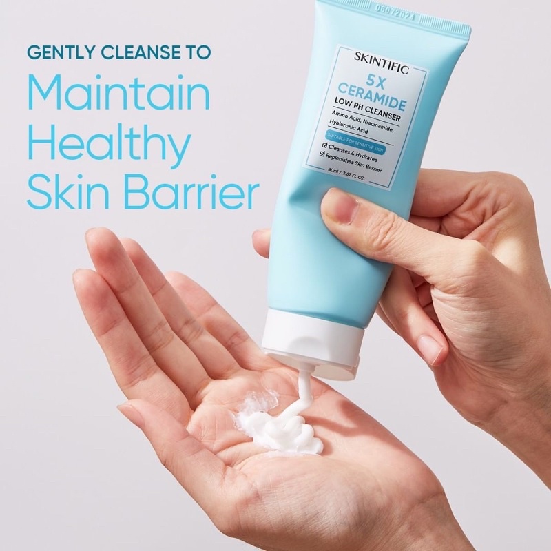 SKINTIFIC SERIES 5X Ceramide Barrier Repair Moisturize Gel | 5X Ceramide Cleanser | 4D Hyaluronic Acid | Essence Toner | 10% Niacinamide Serum | Exfoliating Toner | Acne Serum | Lifting Eye Cream | Acne Clay Mask | BARRIER PROTECT SUNSCREEN