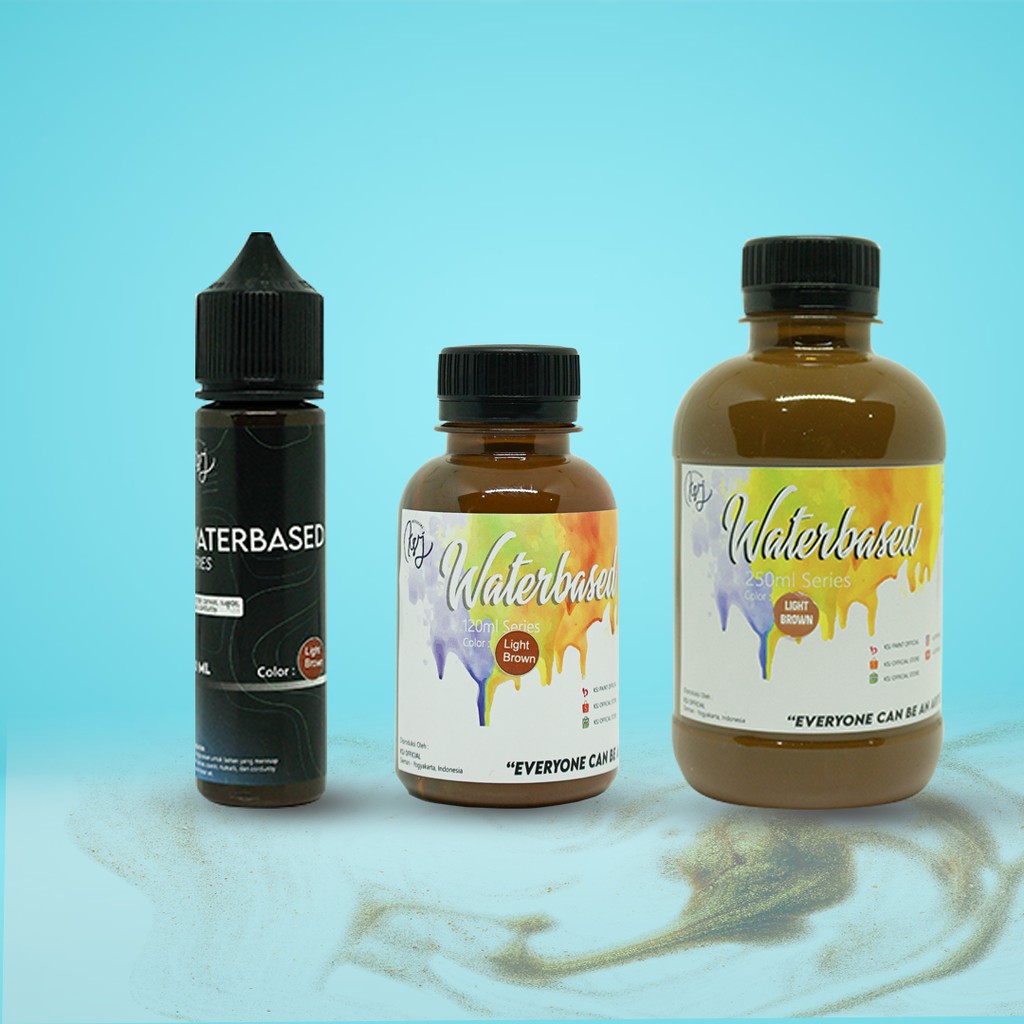 Cat Sepatu KSJ Canvas X Suede Waterbased ( Pelengkap Pembersih Sepatu / Shoe Cleaner )-LIGHT BROWN