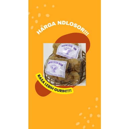 

krupuk petis ikan kemasan 1 ball 5kg (isi 20 pcs)