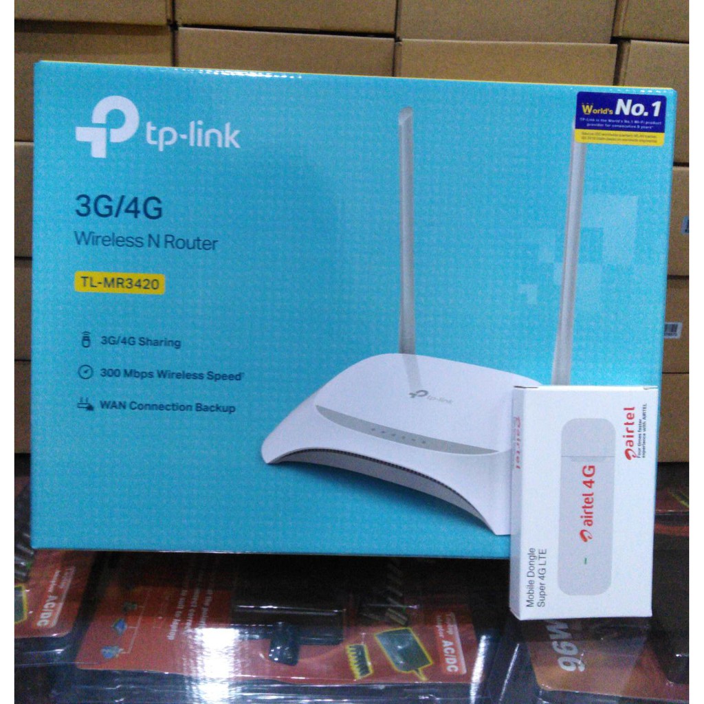 PAKET INTERNET WIRELESS / WIFI ROUTER + MODEM 4G