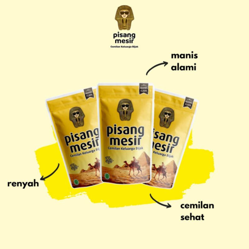 

READY STOK KERIPIK PISANG MESIR KERIPIK PISANG MANIS ALAMI RENYAH TANPA PEMANIS BUATAN HALAL