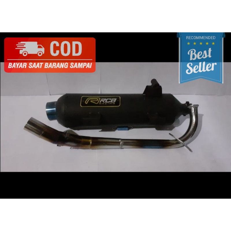 KNALPOT TSUKIGI WRC RCB PROLINER BLUEMOON UNTUK MOTOR AEROX NMAX PCX