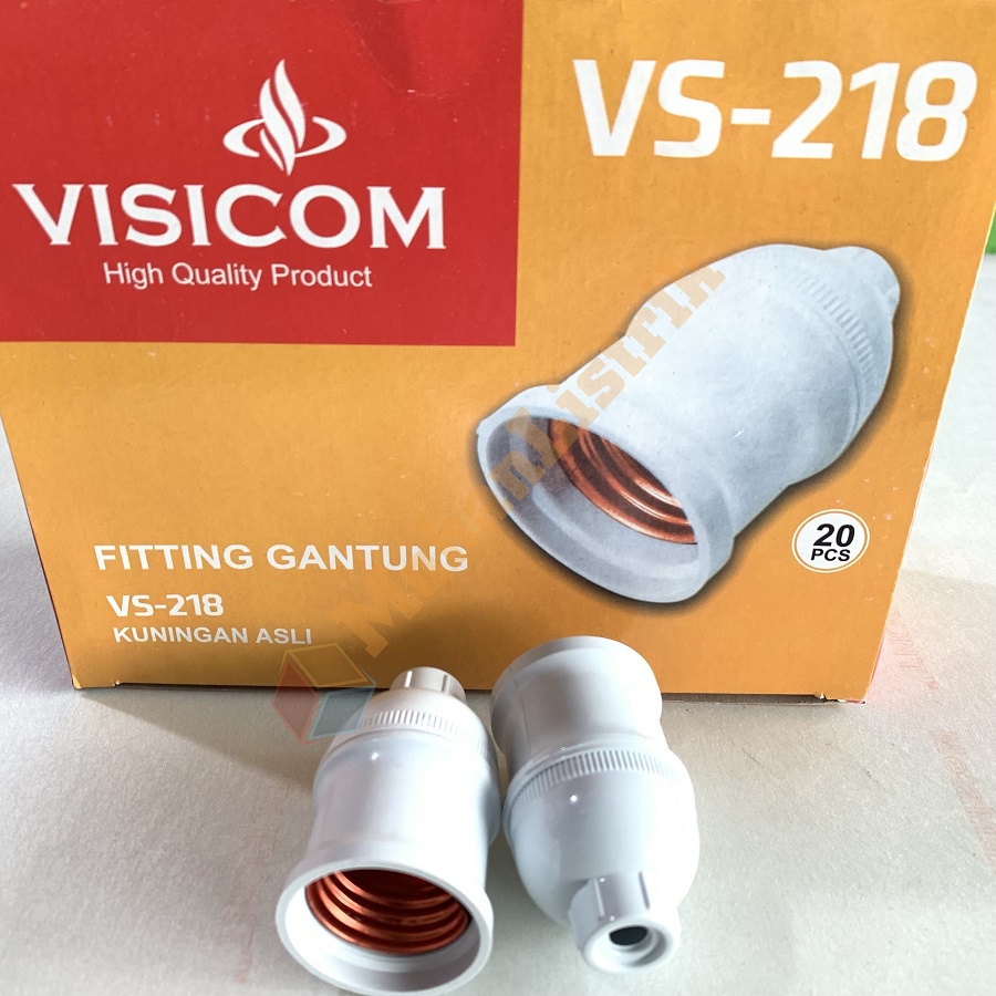 FITING FITTING LAMPU GANTUNG E27 VISICOM VS-218 MURAH SNI